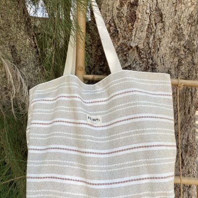 Beach bag beige