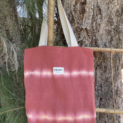 Tote bag de tela con textura
